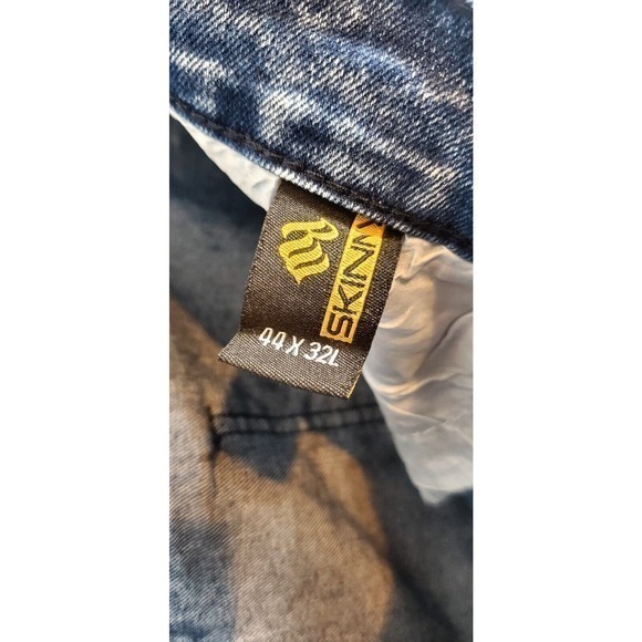 Rocawear Blue Blast Jeans Y2k Size 44/32 Skinny Baggy Dark‎ Light Wash Hip-hop - Picture 7 of 7